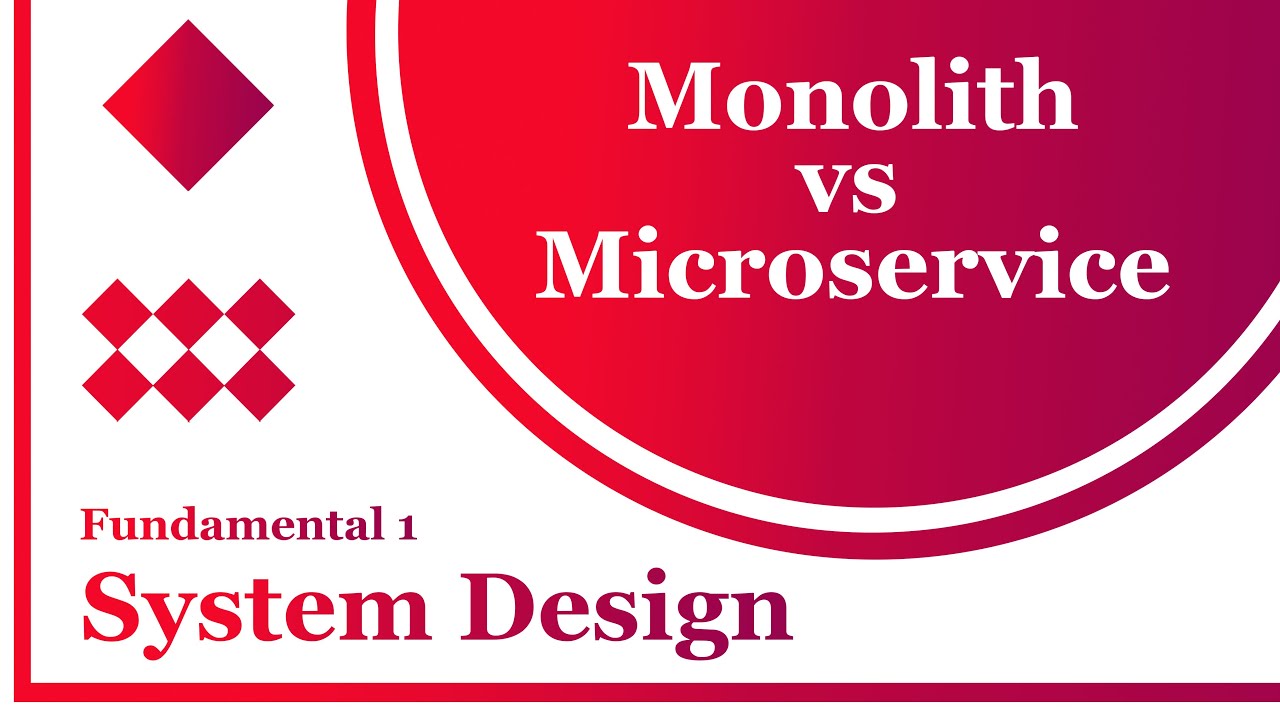 Monolith Vs Microservice Architecture | Top System Design Interview Question