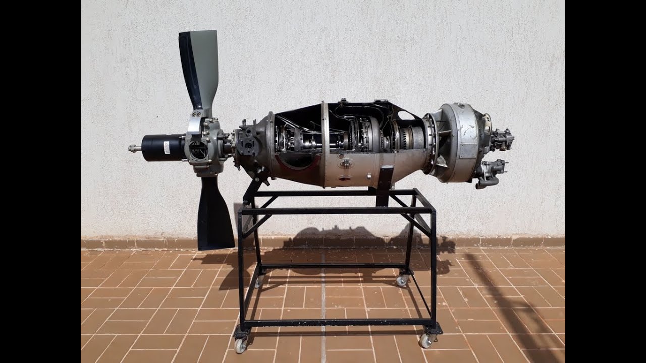 Motor Turbo-Hélice Pratt & Whitney Canada PT6A: Componentes Internos Principais do Motor