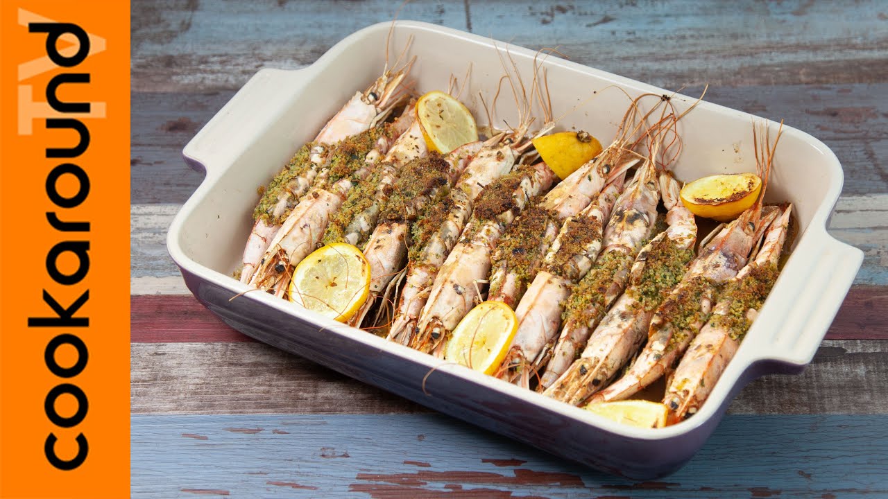 Gamberoni gratinati al forno