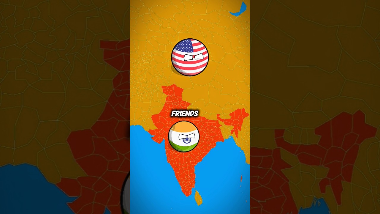 What If India VS USA War #video #worldprovinces #countryballs #country #worldwar