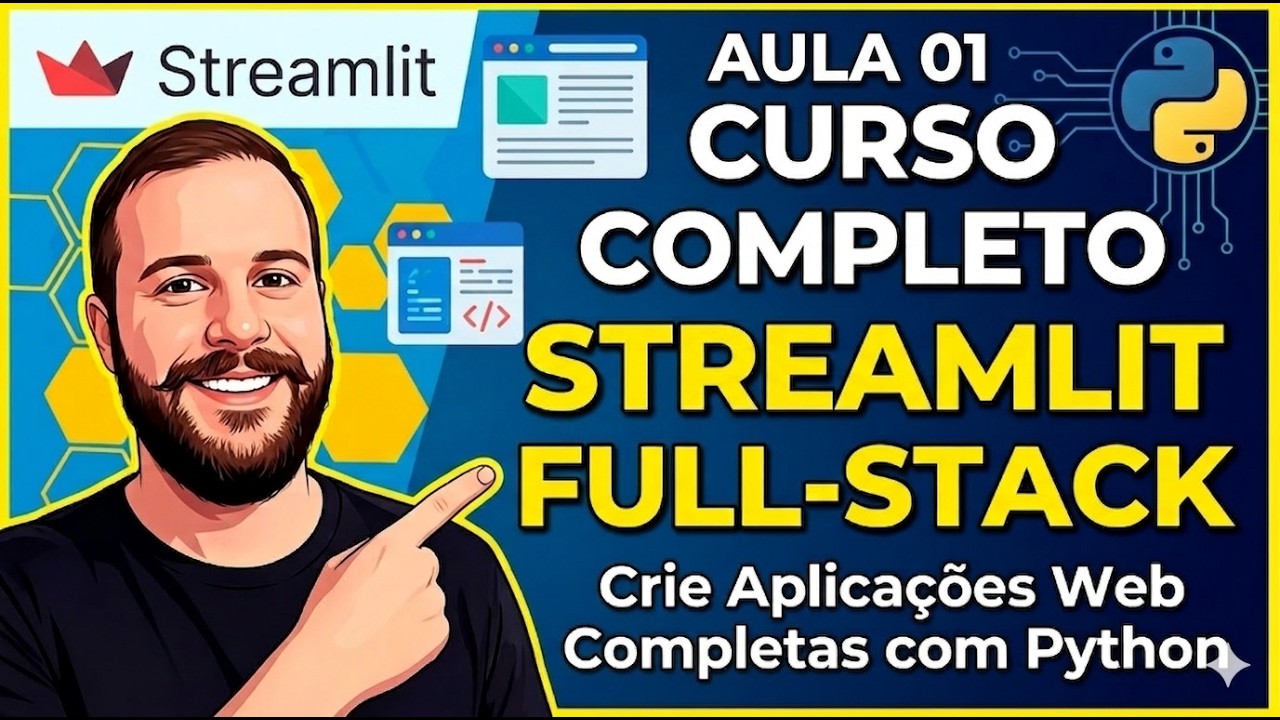 Streamlit Full-Stack Aula 1: Primeiros Passos – Widgets, Layout e Persistência! 🚀
