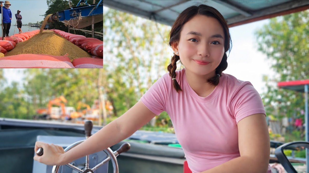 Theo chân Nàng Hai nhận chuyến lúa ở vùng biên giới