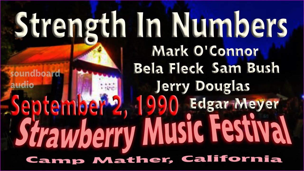 Strength In Numbers Strawberry Music Festival Camp Mather, California September 2, 1990 (FM audio)
