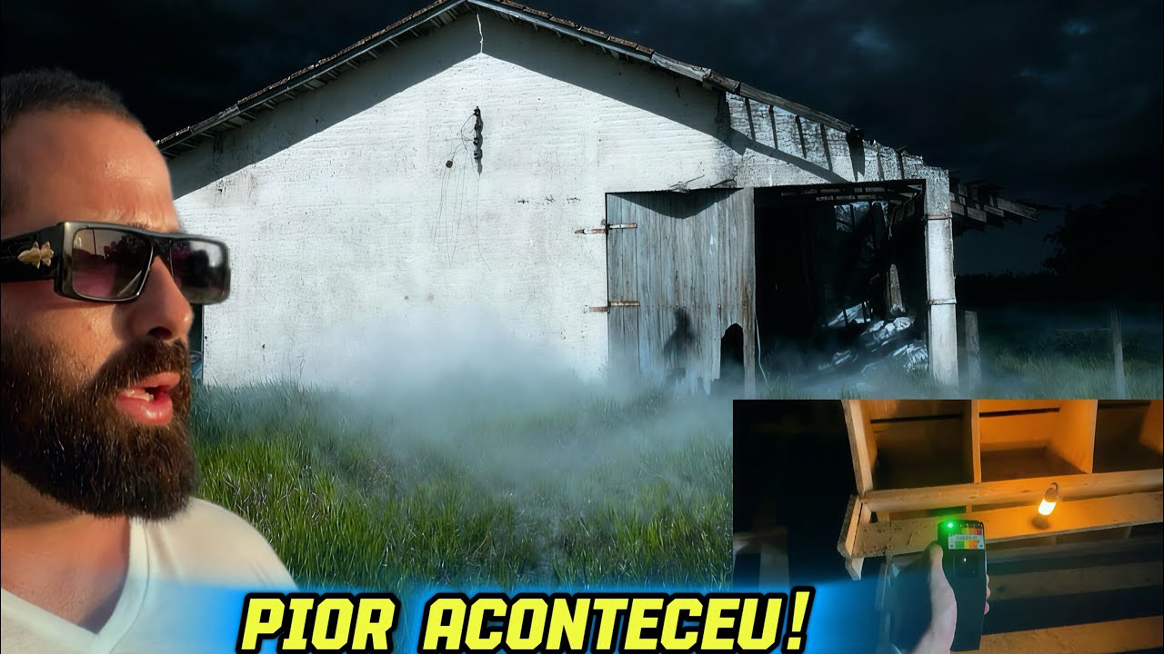 PÂNICO DENTRO DO GALPÃO DO MAL TERROR REAL QUE CONSEGUI GRAVAR COM A MINHA CÂMERA!