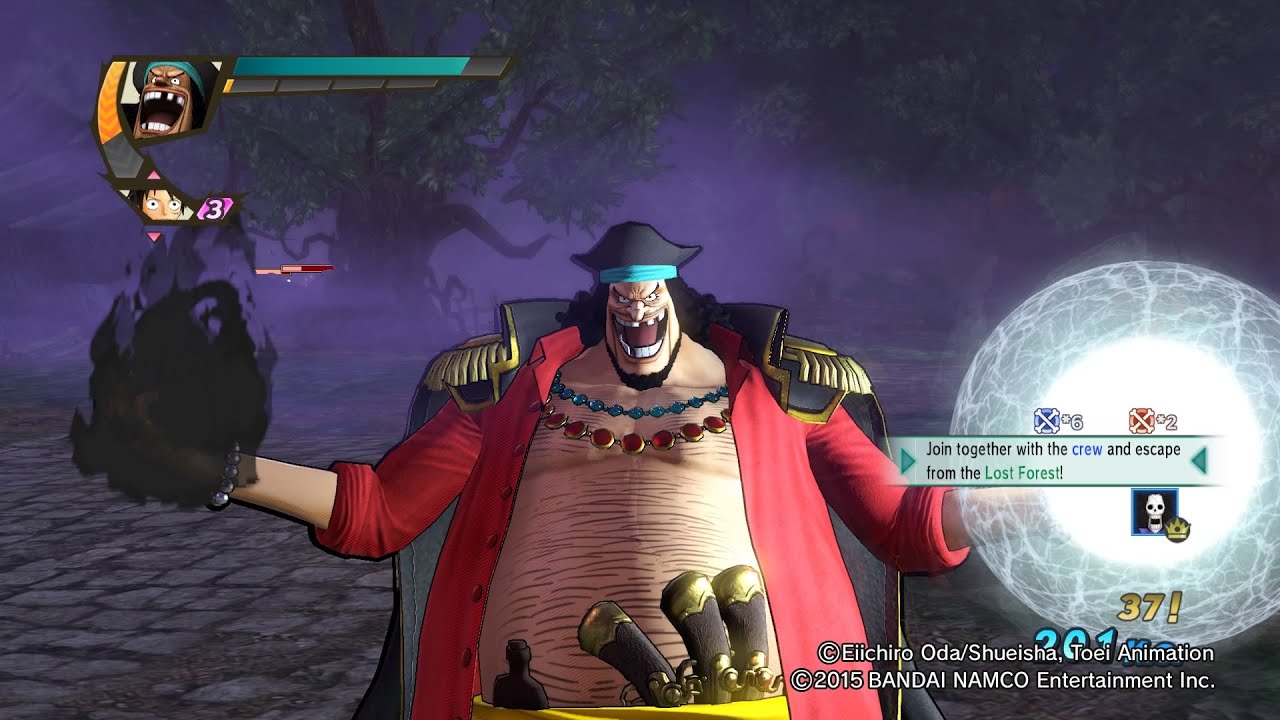 One Piece Pirate Warriors 3 Blackbeard Gura x Yami Level 100 Gameplay