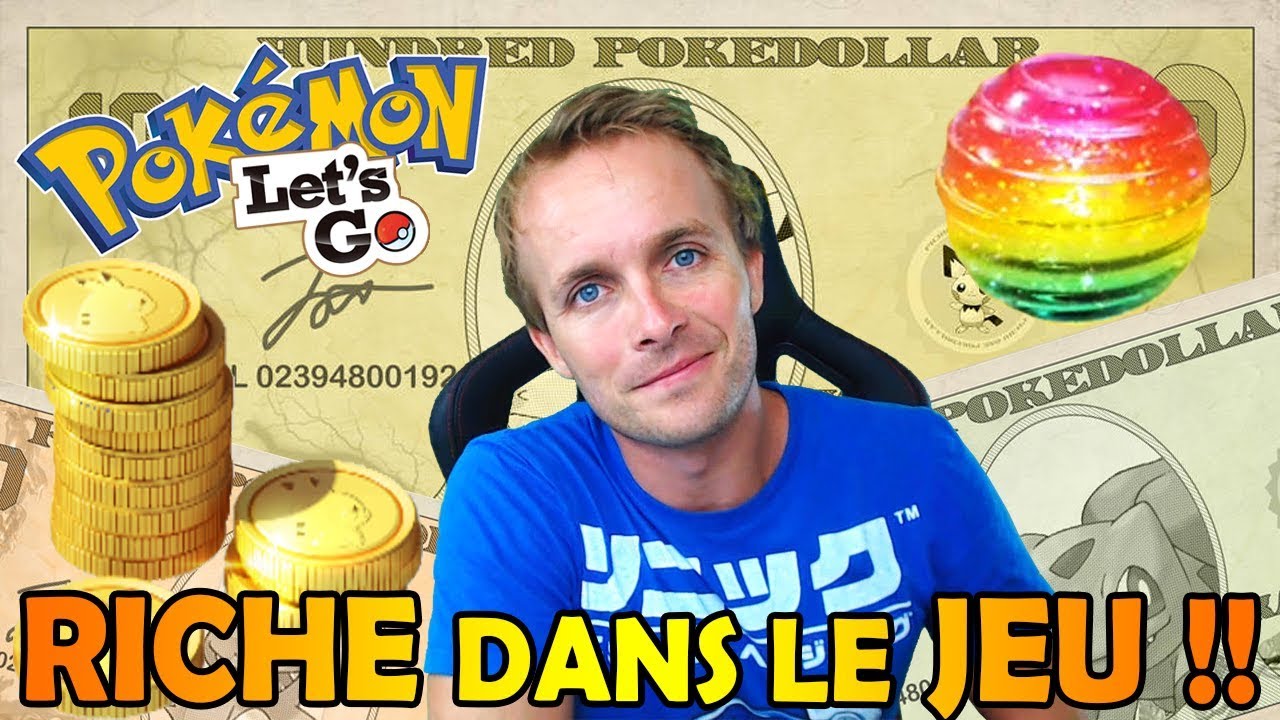 TUTO : ARGENT & BONBONS FACILES DANS POKEMON LET'S GO