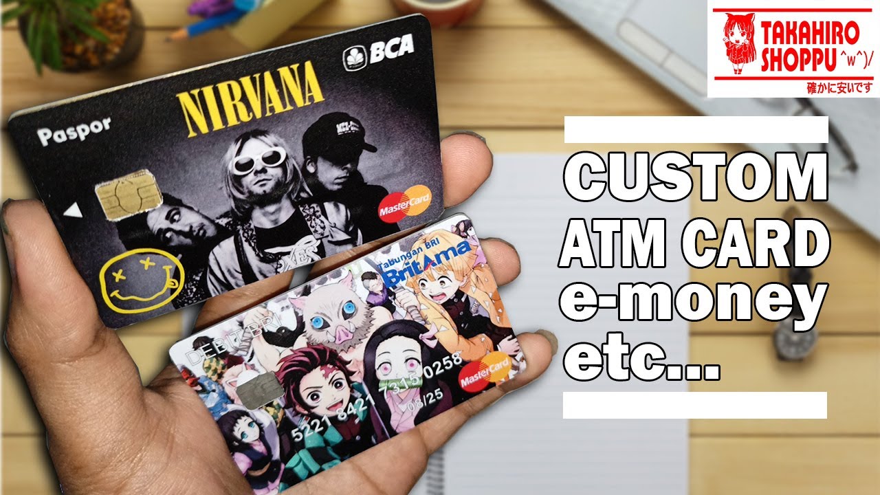 Cara Mudah Garskin Kartu ATM / E-Money Tanpa Printer UV (Sticker Manual)