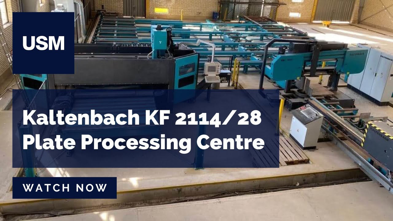 Kaltenbach KF 2114/28 Plate Processing in action | Used Structural Machinery