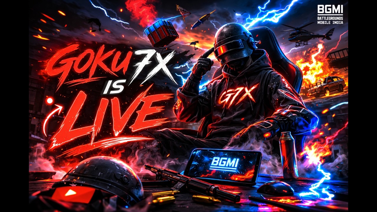 GOkU7X IS LIVE  IN BGMI FULL RUSH GAMEPLAY ❤️🔥
