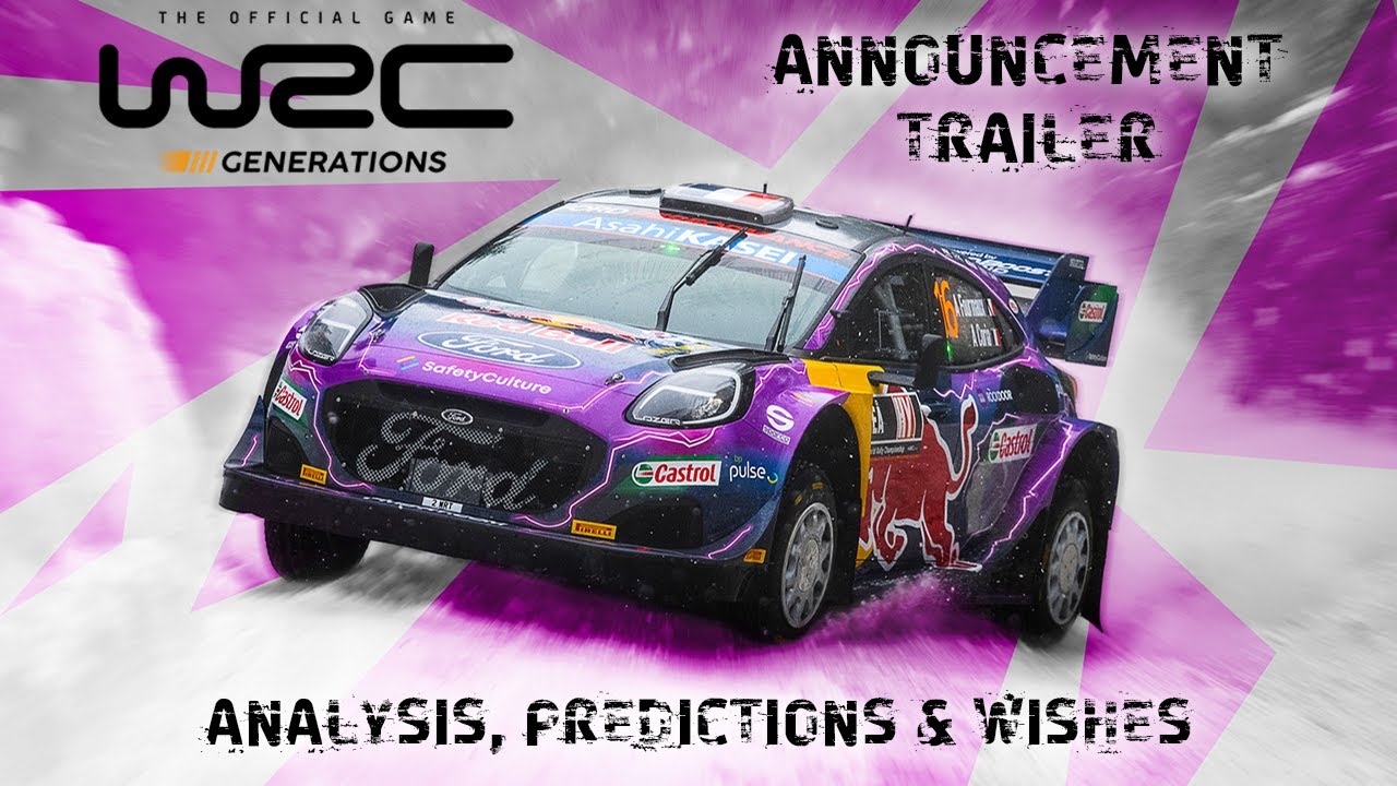 WRC Generations | Announcement Trailer | Analysis, Predictions & Wishes