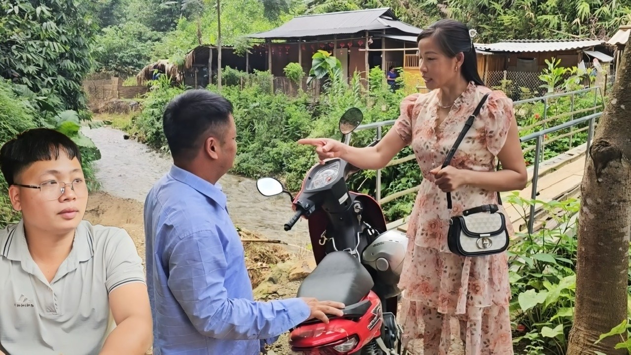 Thanh's father's wife showed up and adamantly opposed the wedding