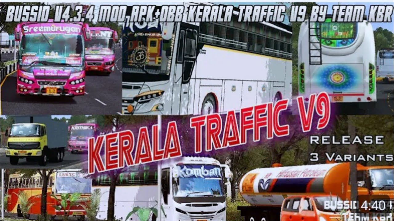 BUSSID 4.3.4 | KERALA TRAFFIC V9 | HOW TO DOWNLOAD | TEAM KBR KERALA TRAFFIC #bussid