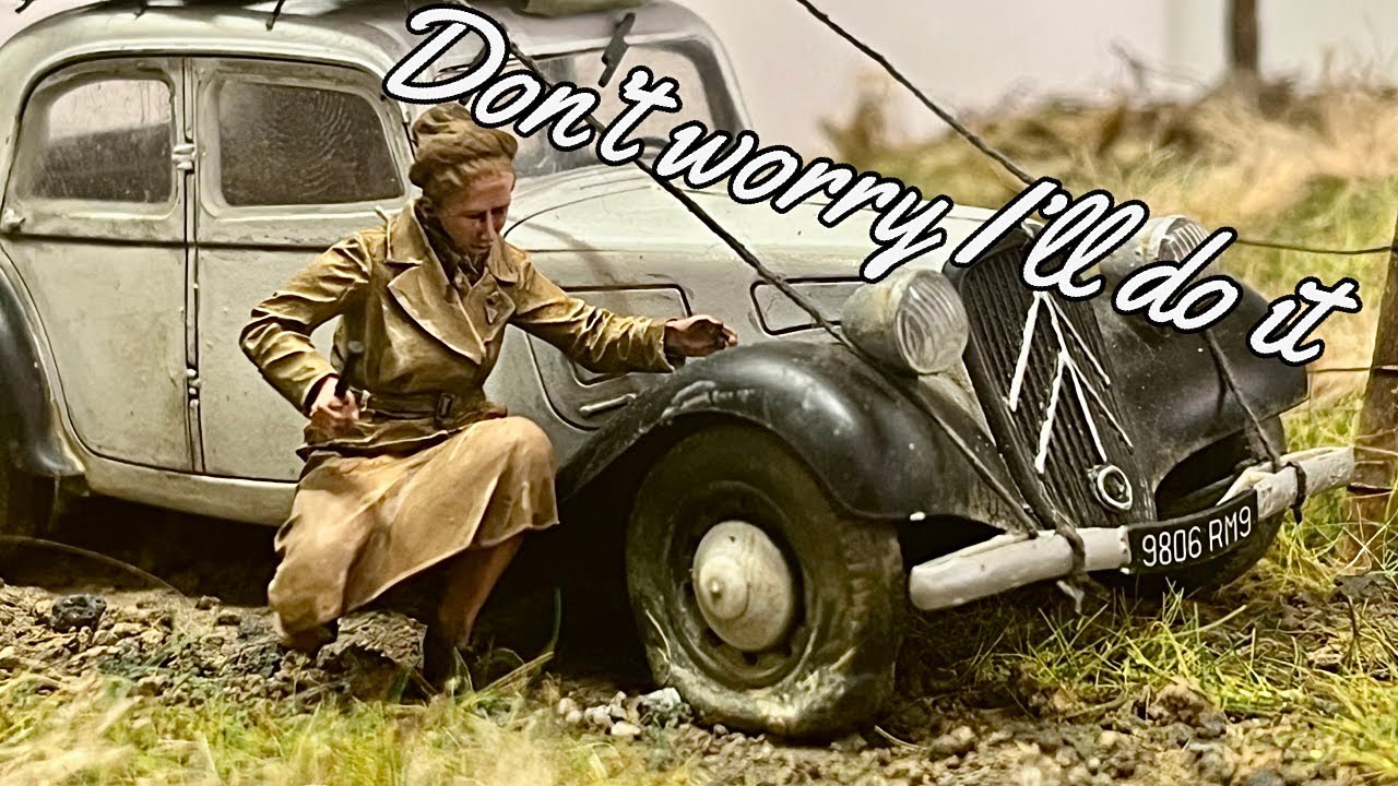 Don’t Worry I’ll Do It My Self | 1/35 Citroën Diorama