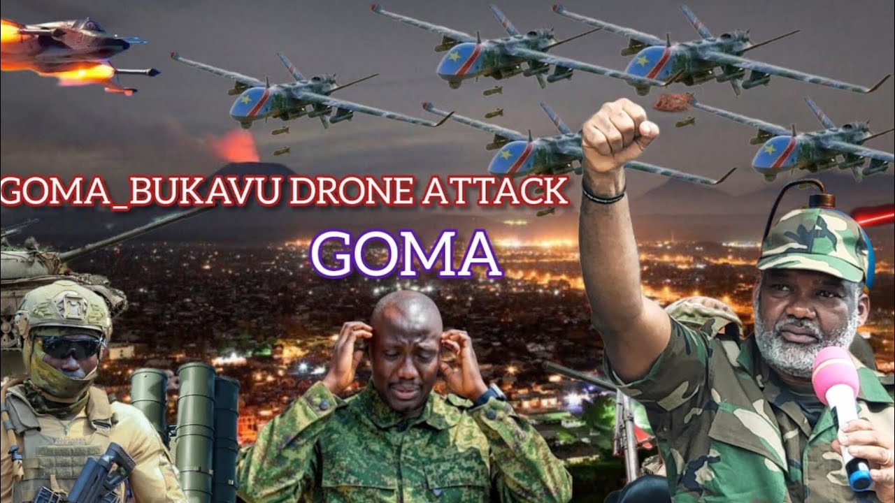 GOMA igabweho igitero gihambaye na drone zigaragaye Mukirere AyA Masaha Taliki11/3/2026