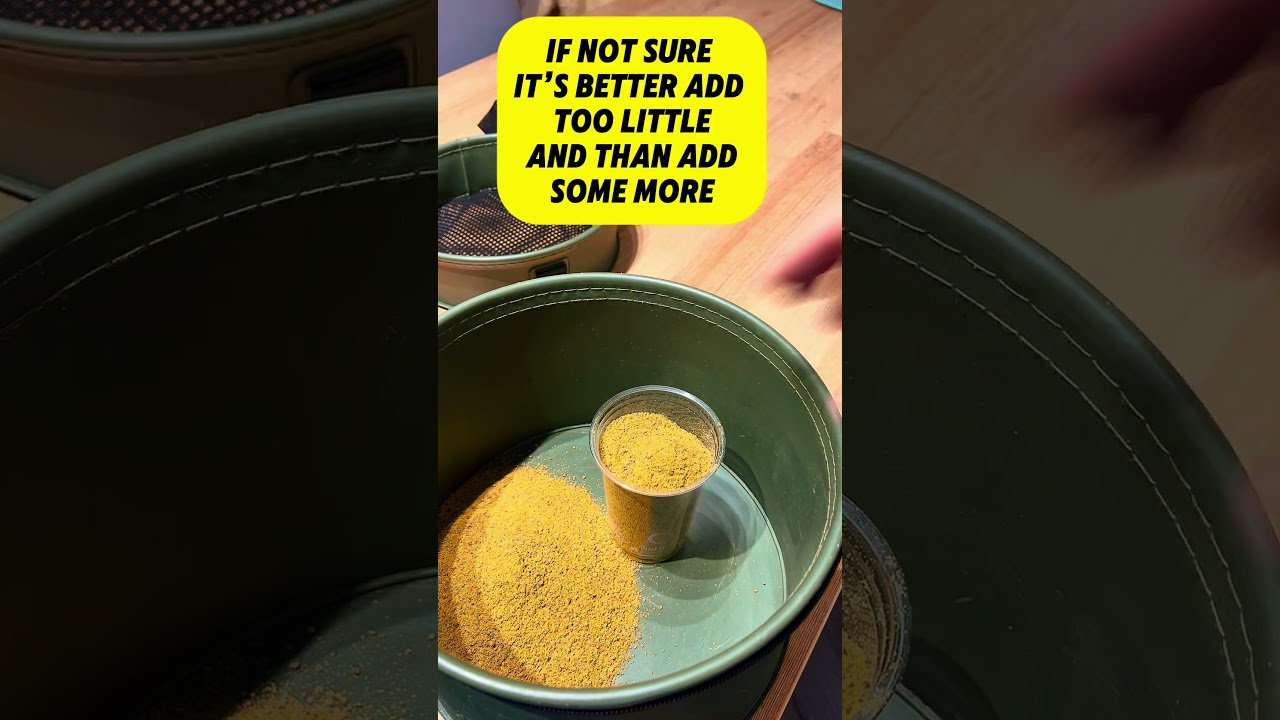 Groundbait preparation #methodfeeder #feederfishing #fishing #wędkarstwo #carpfishing #groundbait