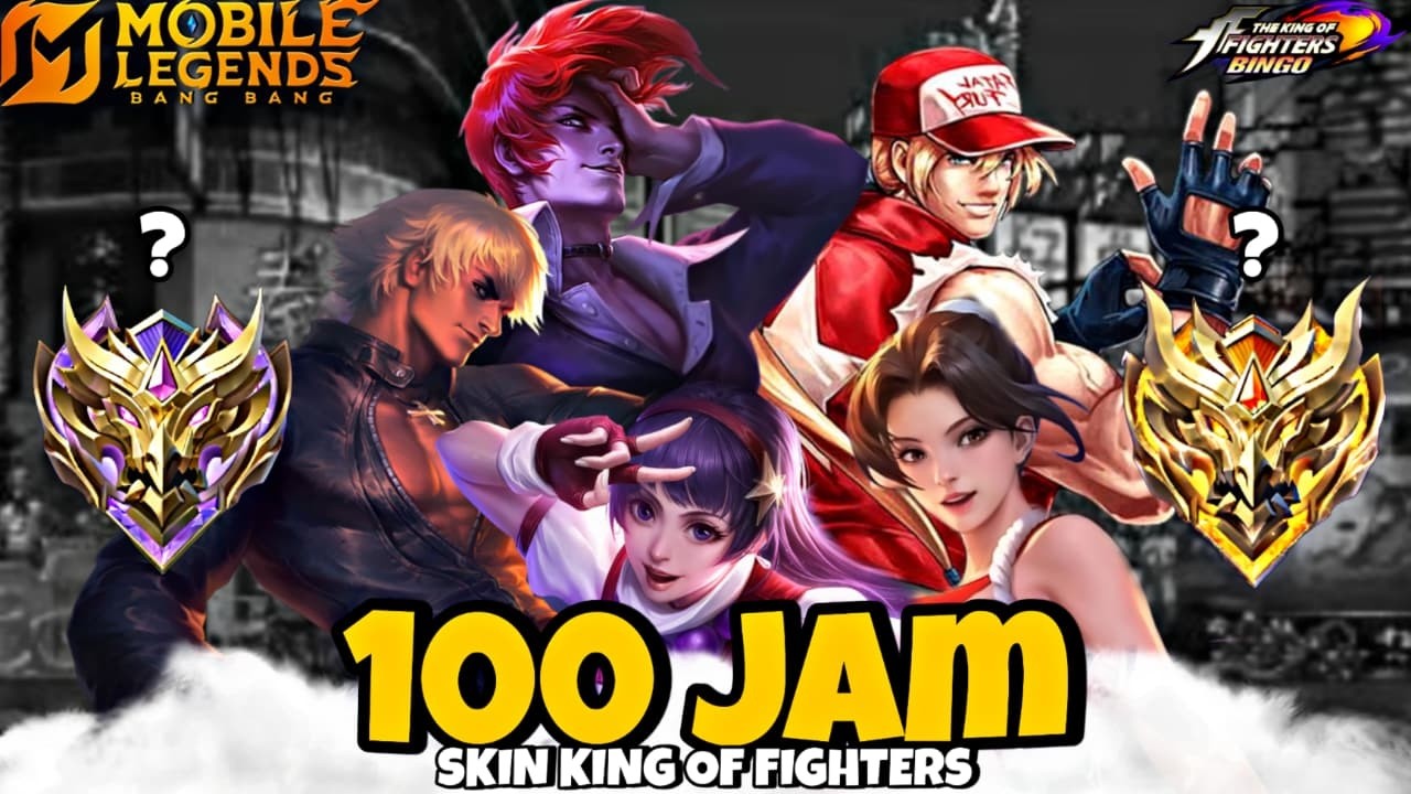 100 Jam Mobile Legends tapi Skin Kof Only