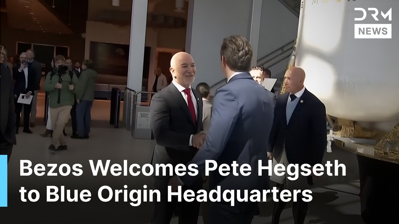 Jeff Bezos Hosts Pete Hegseth at Blue Origin Amid U.S. Military Modernization and Lunar Plans | AC1N