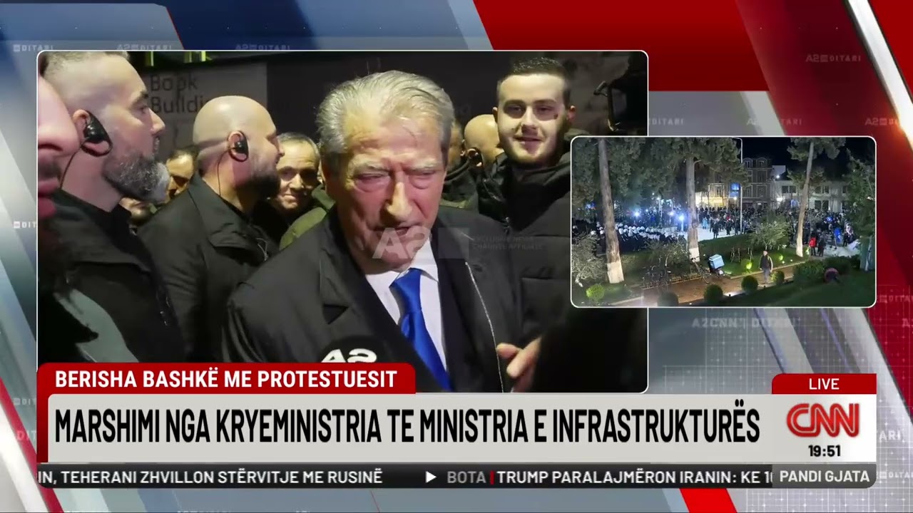 Berisha marshon në Tiranë: Po kërkojnë azil politik. Rama me lubinë janë një