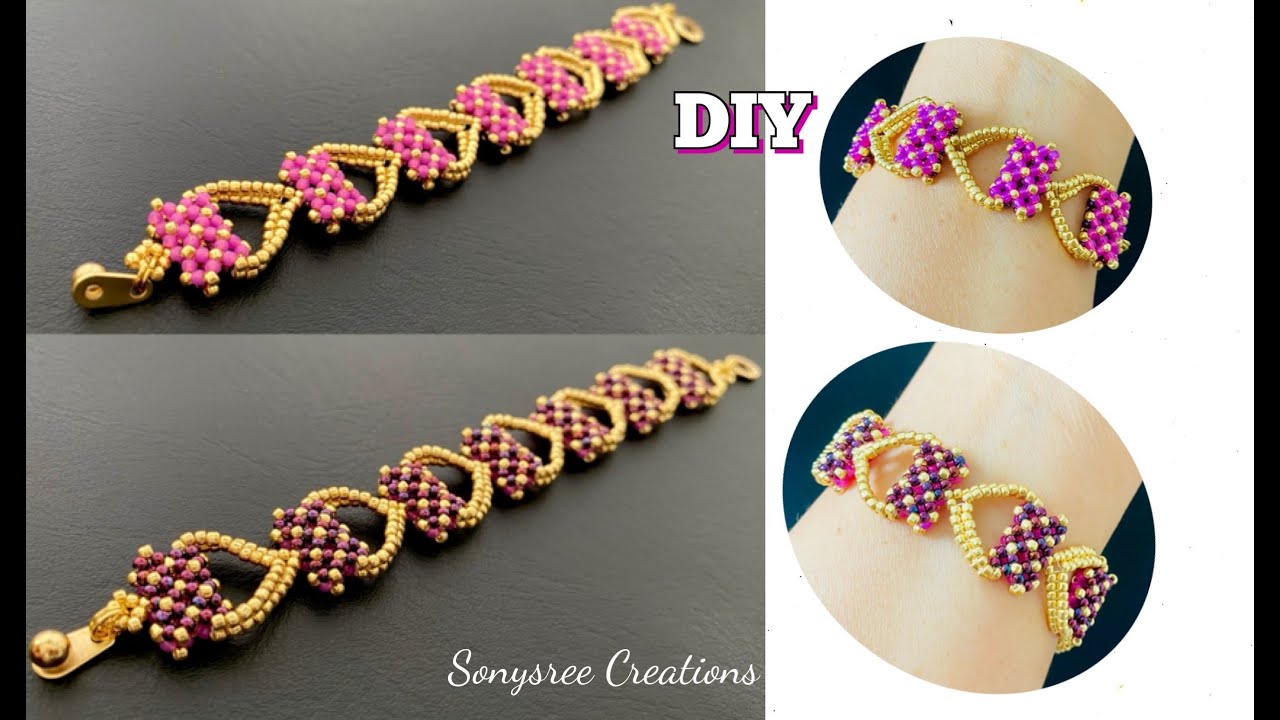 Double Sided Bracelet || DIY Beaded Bracelet