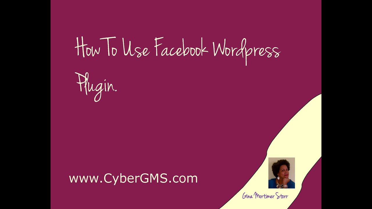 How To Use The Facebook Wordpress Plugin