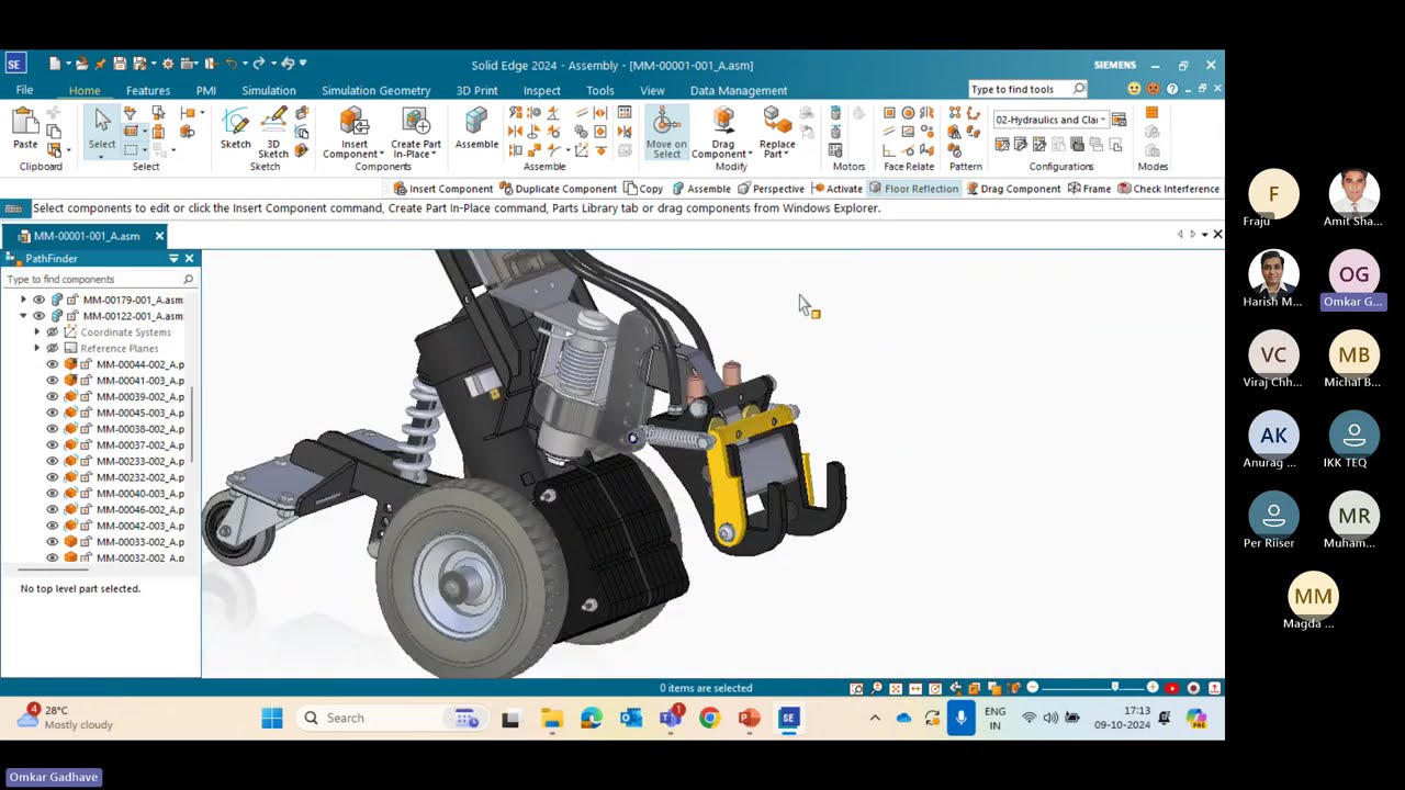 Webinar #solidedge Assembly #design & Drawing and #2dcad  to #3dcad:  2024