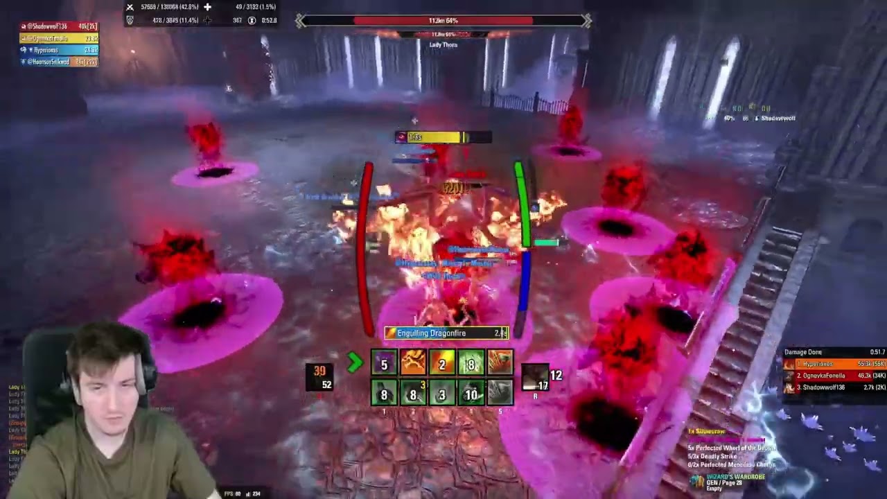 Breath Dragonknight DPS Build - Veteran Hard Mode Castle Thorn
