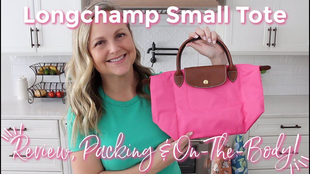 LONGCHAMP | Обзор небольшой сумки-тоут Le Pliage, упаковка и ношение на теле! | GatorMOM