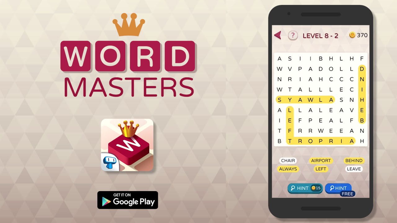 Word Masters - All-in-One Word Games for iPhone and Android
