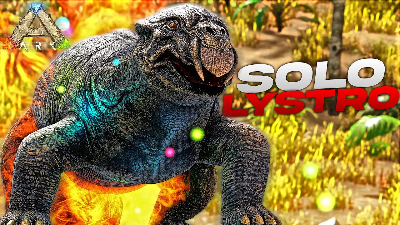 ARK pero SOLO puedo TAMEAR LYSTROSAURIOS...