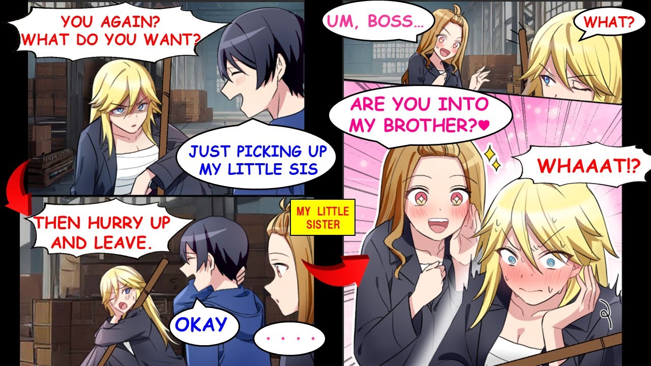 The Man-Hating Gang Leader Is Secretly in Love With Me, the Nerd.[Manga Dub][RomCom]