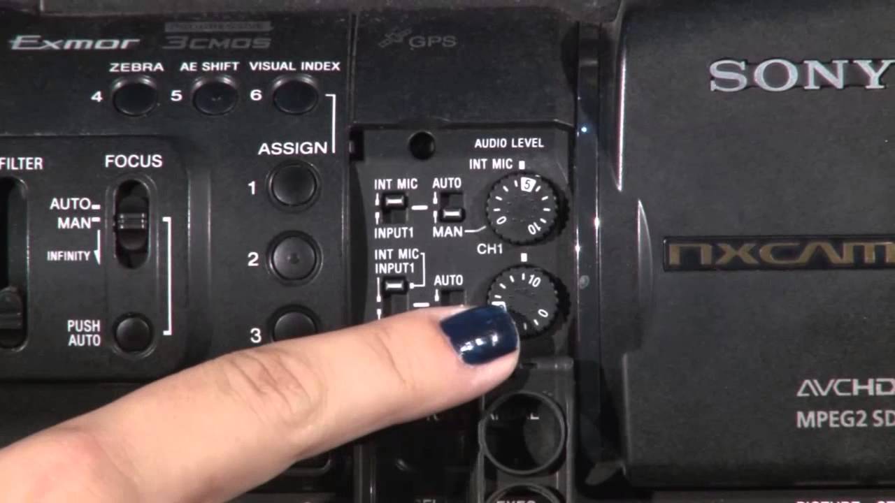 Tutorial: Ajustes de audio cámara Sony NX5