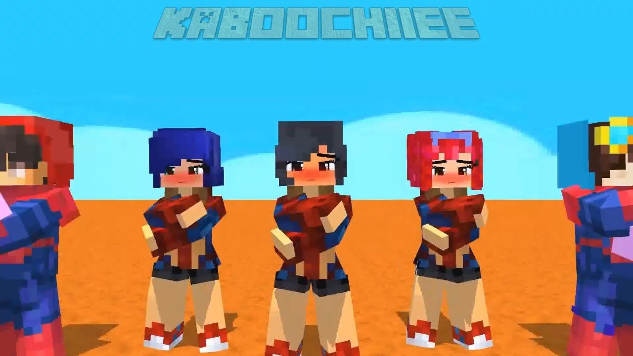 SPIDERMAN LADYBUG, APHMAU, RAGATHA | GANGNAM STYLE | Minecraft Animation | KABOOCHIIEE 388