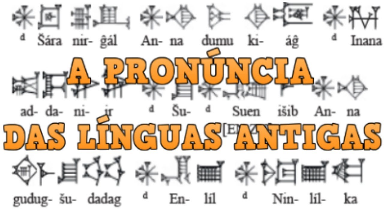 PRONÚNCIA DAS LÍNGUAS ANTIGAS - COMO SABEMOS?