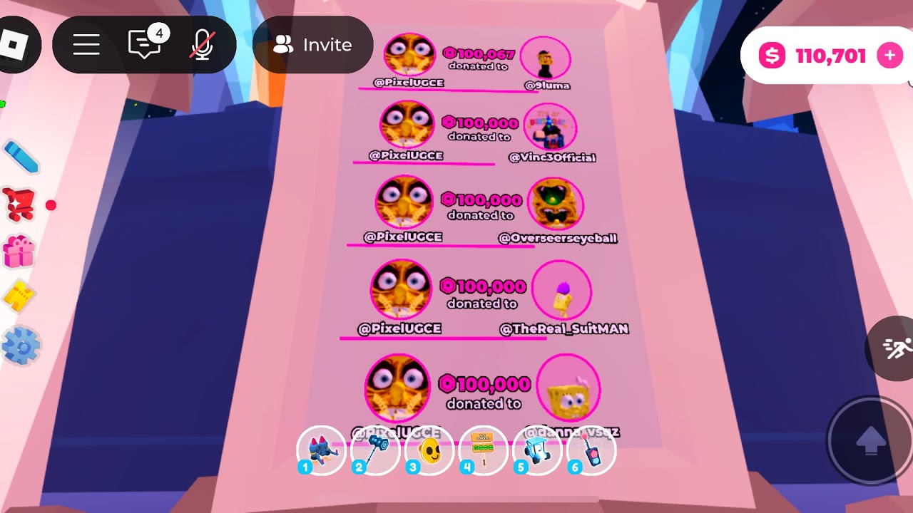 😳Try not to get jelous while watching this pls donate madness video ft. Pixel.