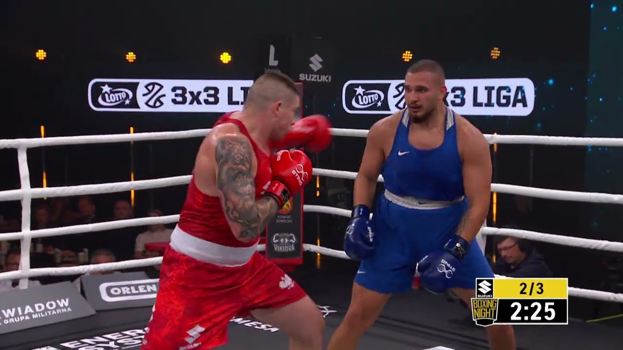 Potężne starcie w wadze ciężkiej! Jakub Domurad vs Kiril Borisov | Polska vs Bułgaria (pełna walka)