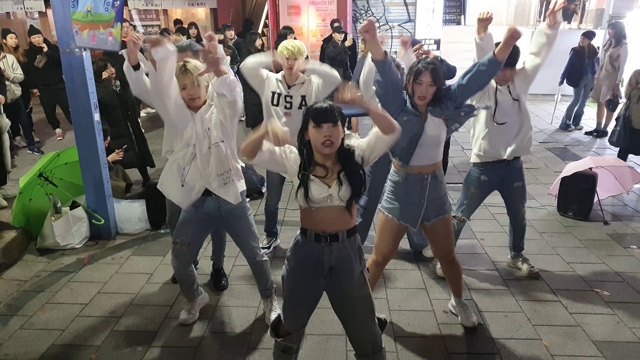 20191110. ENERGIZER. 'GENTLEMAN' 'BANG BANG BANG' COVER. WHAT A HILARIOUS BUSKING.