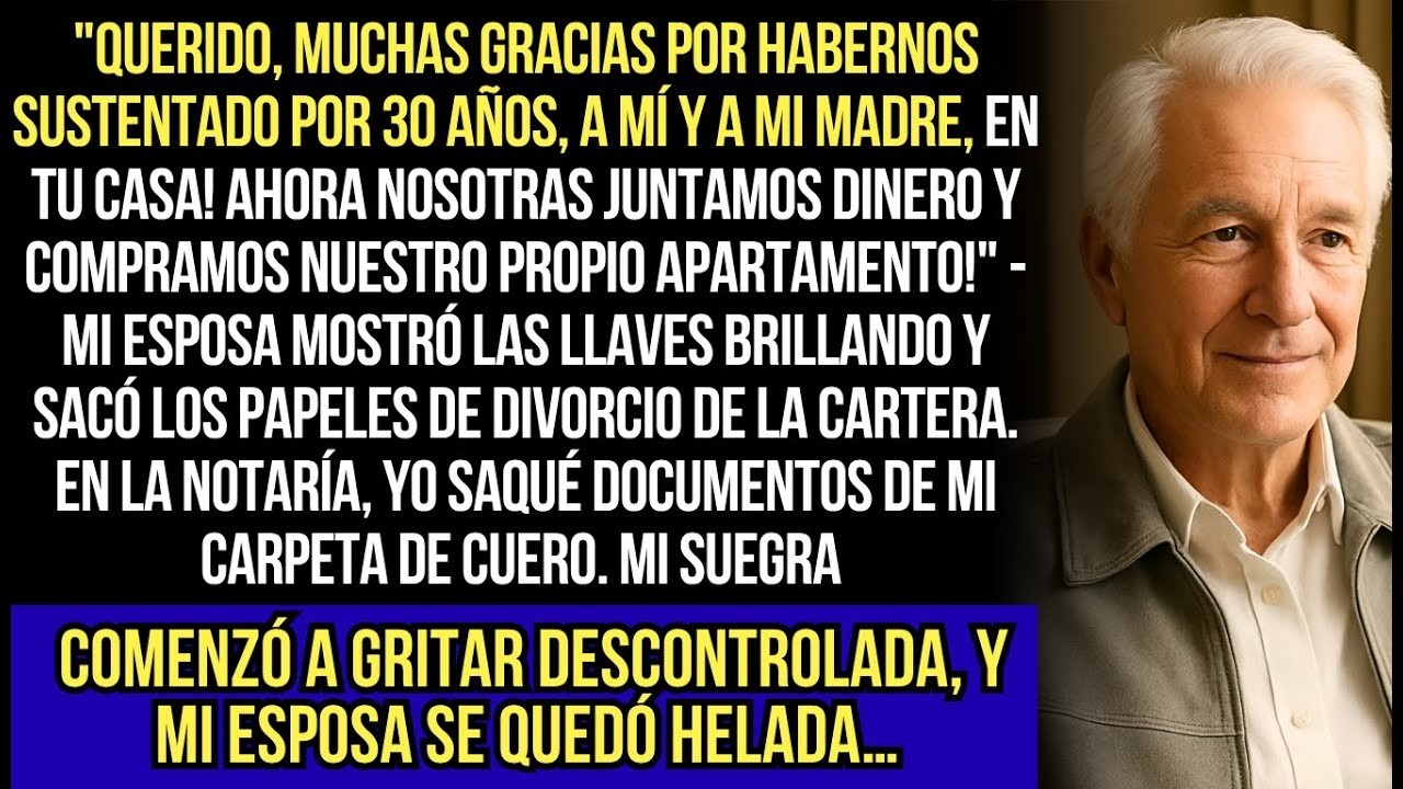 Querido, Muchas Gracias Por Haber Sustentado, A Mí Y A Mi Madre, En Tu Casa Por Treinta Años! Aho