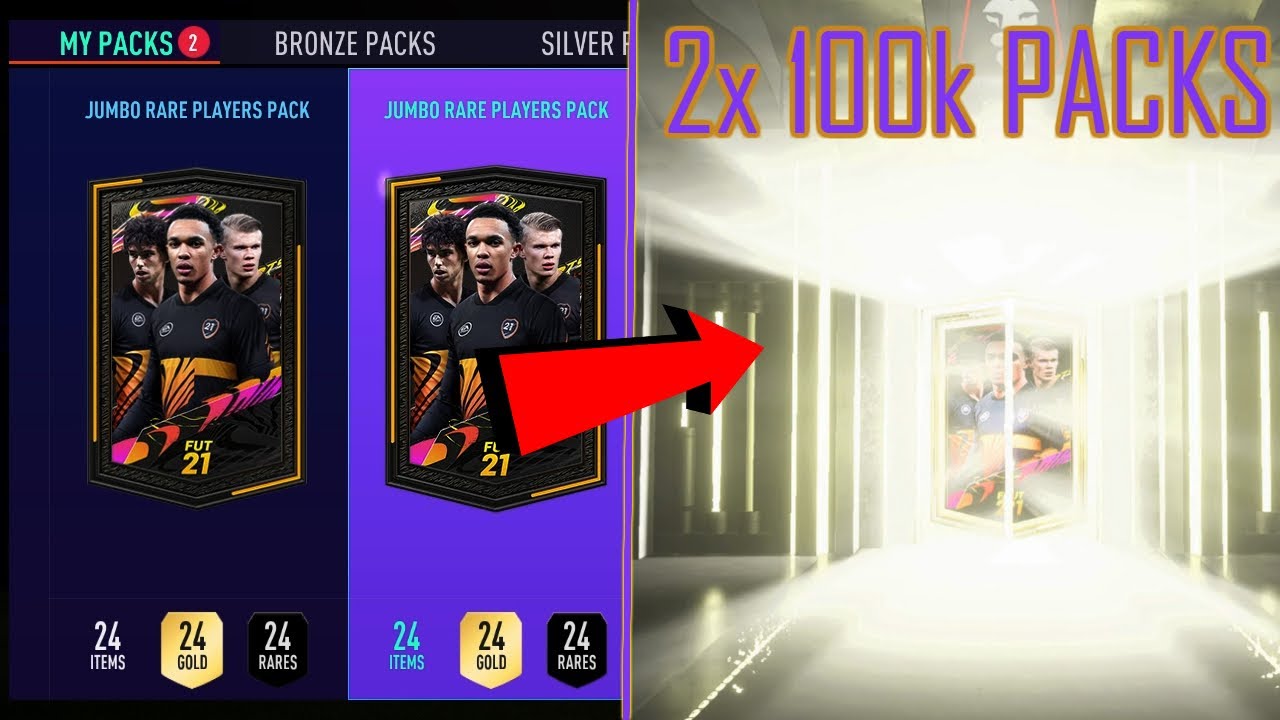 HOW TO get 2 *FREE* 100K PACKS in FIFA 21