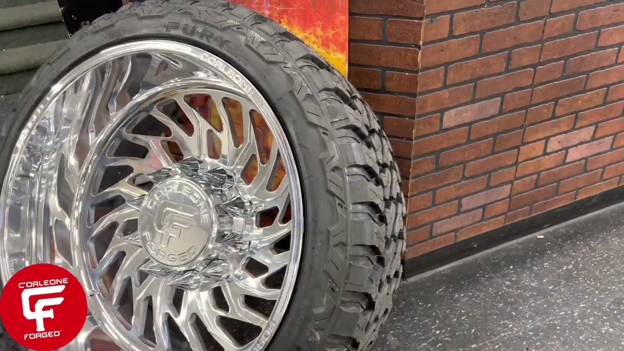￼off-road  ￼30\16 fully polish big floating Cap CF wheels for Ford f250 ￼￼pt1