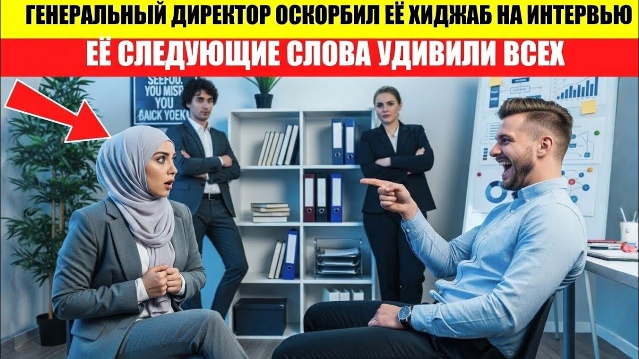 «Мусульманку попросили снять хиджаб ради работы — её ответ лишил генерального директора дара речи»