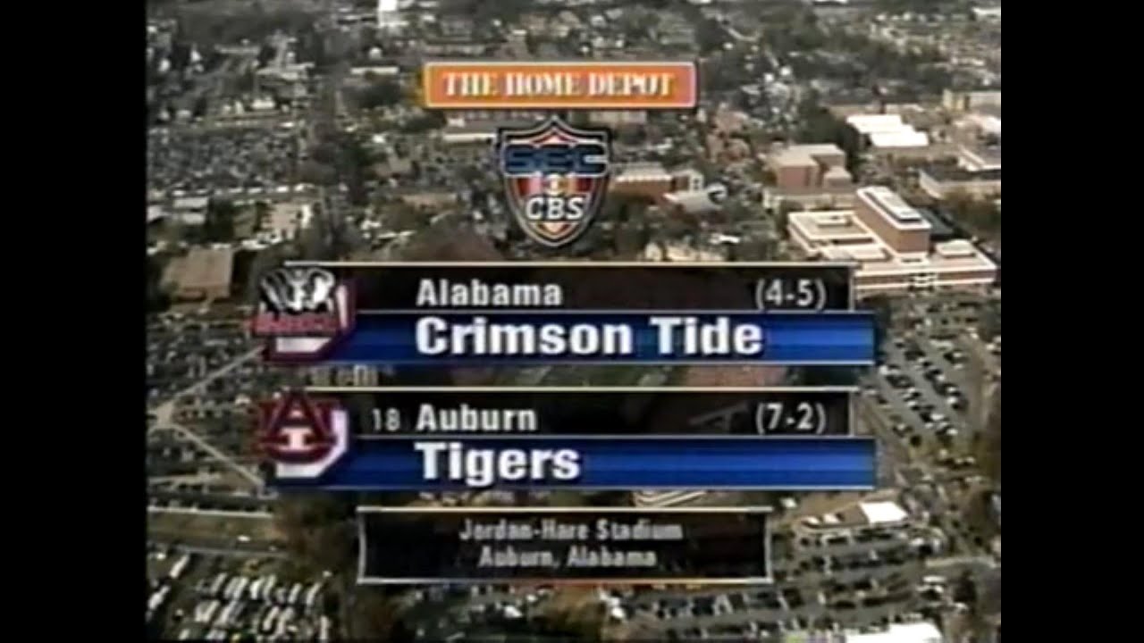 2001-11-17 Alabama Crimson Tide vs Auburn Tigers