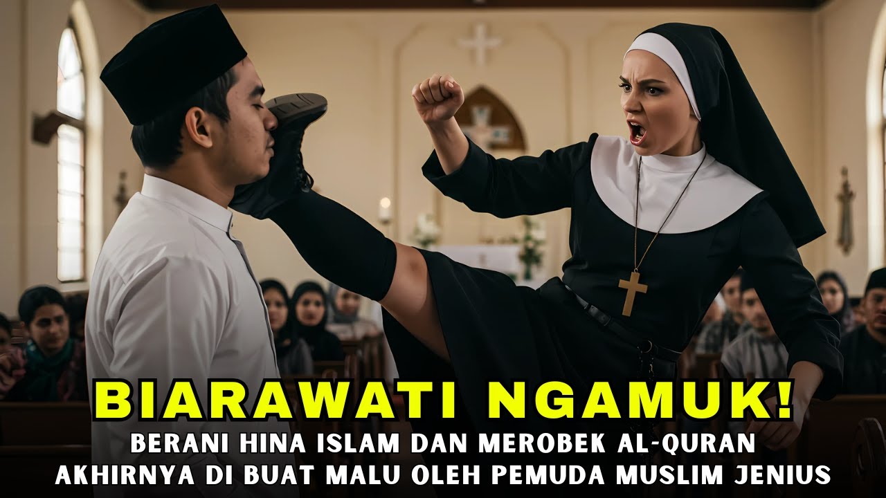 Apa yang Terjadi Saat Biarawati Menghina Al-Qur'an dan Pemuda Muslim Beri Respons KERAS?
