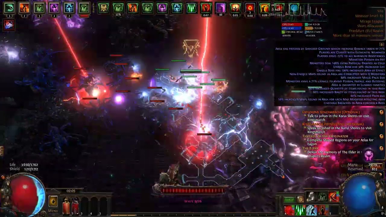 poe explode hive 50d budget (frostblades is bad)