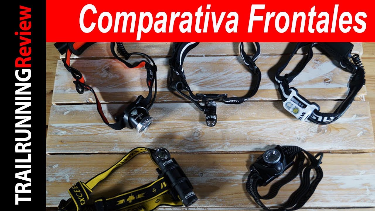 Comparativa Frontales Trail Running