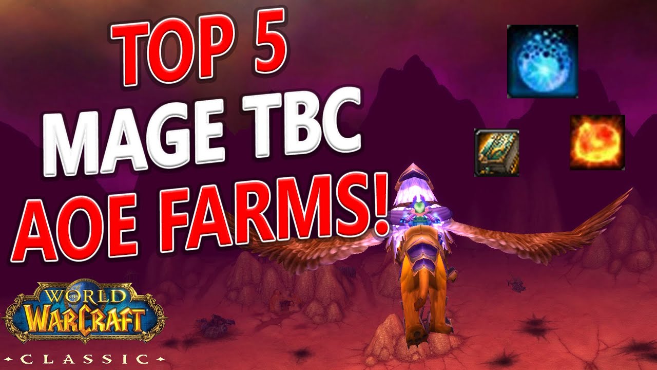 TBC Classic — топ-5 ферм золота AOE магов на первой неделе TBC Classic!