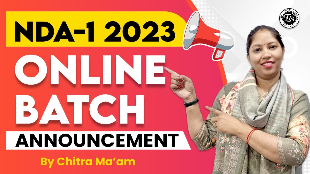 NDA 1 2023 Preparation | NDA 2023 Online Batch Announcement 🔥