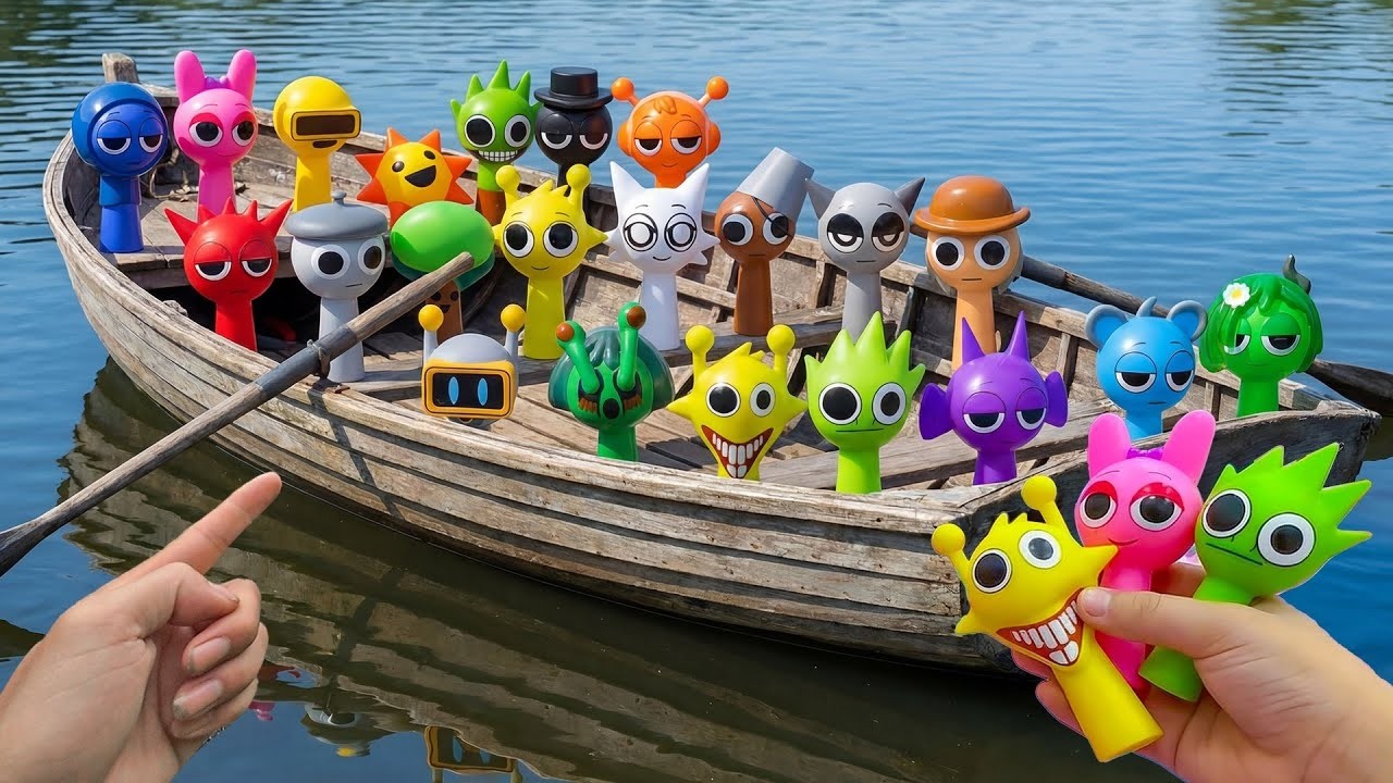 Explore the stranded fishing boat to find all the hidden Sprunki!
