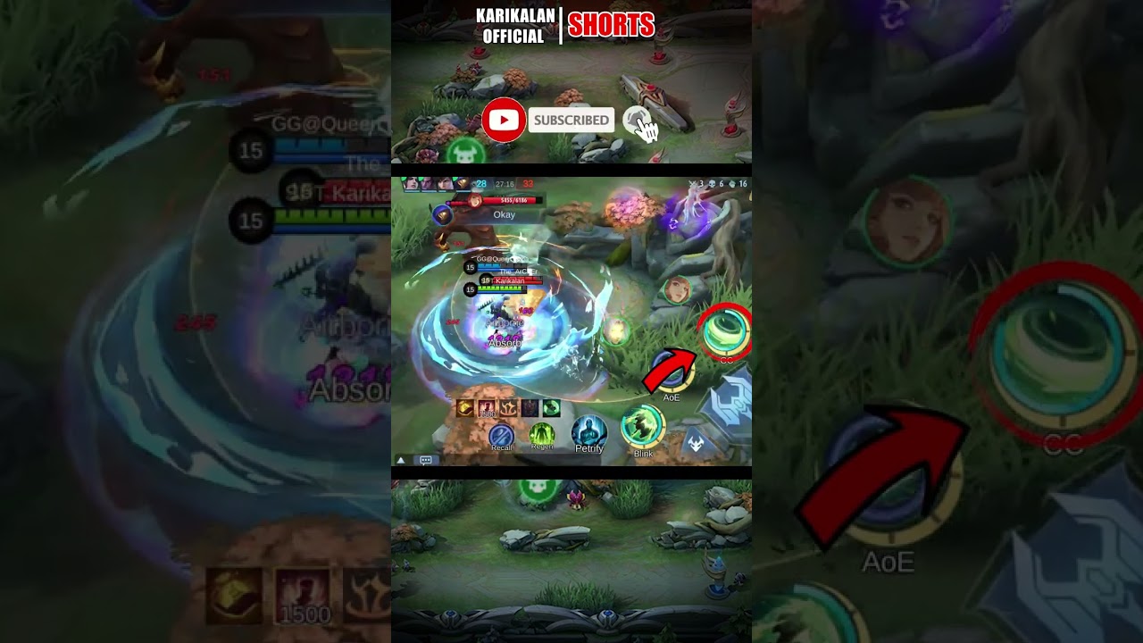 AKAI'S IMMUNE TO GUNIEVERE's ULTIMATE 😱 | KARIKALAN OFFICIAL MLBB #mlbb #shorts #mlbbshorts #akai