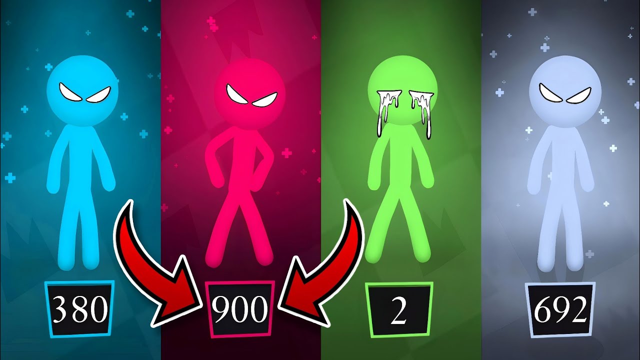 🚀✨Stickman Party – Mini Games Tournament Mode 1 2 3 4 Players Part 127 (Android, iOS)