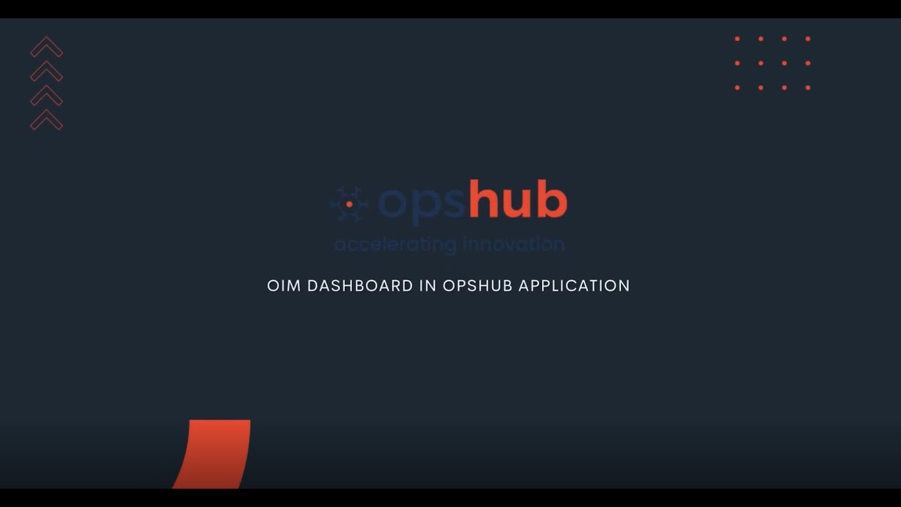 OIM Dashboard